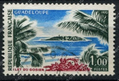 Франция 1970 г. • Mi# 1717 • 1 fr. • Виды и достопримечательности Франции • озеро Гозье • Used VF