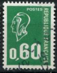 Франция 1971-1974 г. • Mi# 1888 • 0.60 fr. • Марианна (худ. П. Беке) • стандарт • Used F-VF ( кат.- € 1.50 )