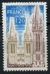 Франция 1975 г. • Mi# 1902 • 1.20 fr. • Виды и достопримечательности Франции • Сен-Поль-де-Леон • Used VF