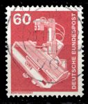 Германия • ФРГ 1978-1979 гг. • Mi# 990 • 60 pf. • рентгеновская установка • стандарт • Used VF