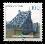 Германия • ФРГ 2000 г. • Mi# 2109 • 100 pf. • Мосты • "Голубое чудо"(Дрезден) • Used VF ( кат.- € 1,1 )