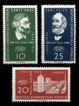 ГДР 1956 г. • Mi# 545-547 • 10 - 25 pf. • 110 лет фабрике Карла Цейса • полн. серия • MNH OG VF ( кат. - €2 )