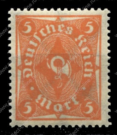 Германия 1922 г. • Mi# 205 • 5 M. • стандарт • MNH OG VF