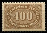 Германия 1922 г. • Mi# 222 • 400 марок • стандарт • MNH OG VF ( кат.- € 2 )