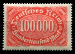 Германия 1922-1923 гг. • Mi# 257 • 100 тыс. марок • стандарт • MNH OG VF