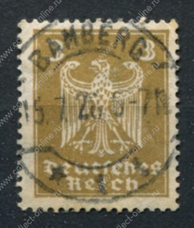 Германия 1924 г. • Mi# 355 • 3 pf. • орел • стандарт • Used F-VF