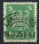 Германия 1924 г. • Mi# 356 • 5 pf. • орел • стандарт • Used F-VF