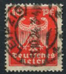 Германия 1924 г. • Mi# 357 • 10 pf. • орел • стандарт • Used F-VF