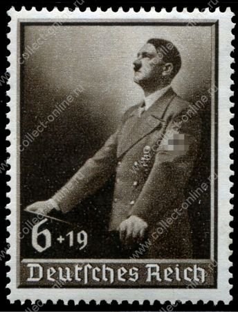 Германия 3-й рейх 1939 г. • MI# 694 • Адольф Гитлер • MH OG VF ( кат. - €6 )