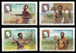 Гана 1980 г. • SC# 708a-d • 25 p. - 5 c. • Роуленд Нилл (100 лет со дня смерти) • полн. серия • MNH OG VF
