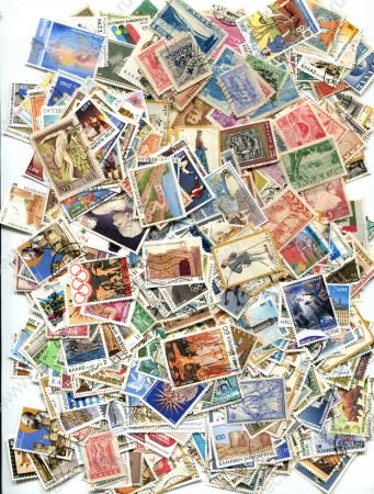 Греция XX век • набор 100 старых, разных марок • Used F-VF