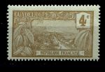 Гваделупа 1905-1907 г. • Iv# 57 • 4 c. • основной выпуск • вид на Бас-Терр • MNH OG VF