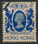 Гонконг 1982-1987 гг. • Sc# 399 • $2 • Елизавета II • стандарт • Used VF