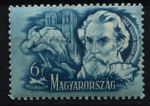 Венгрия 1948 г. • Mi# 1027 • 6 f. • Писатели и поэты • Виктор Гюго • авиапочта • MNH OG VF
