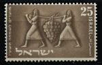 Израиль 1954 г. • SC# 87 • 25 p. • Еврейский новый год • MNH OG VF