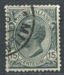 Италия 1906-1919 гг. • Sc# 96 • 15 с. • Виктор Эммануил III • стандарт • Used F-VF