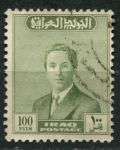 Ирак 1954-1957 гг. • Sc# 156 • 100 f. • Король Фейсал II (юношеский портрет) • стандарт • Used F-VF