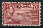 Ямайка 1938-1952 гг. • Gb# 129 • 9 d. • Георг VI • основной выпуск • порт Кингстон • Used F-VF