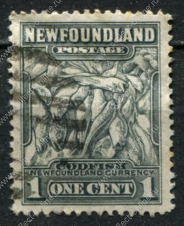 Ньюфаундленд 1932-1938 гг. • Gb# 222 • 1 c. • основной выпуск • лосось • Used F-VF