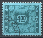 Норвегия 1986 - 1990 гг. • SC# 881 • 4 kr. • стандарт • звезды • Used F-VF
