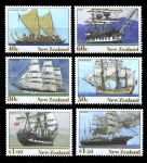 Новая Зеландия 1990г. SC# 980-5 • История парусного флота • MNH OG XF / полн. серия ( кат.- $7,75)