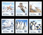 Новая Зеландия 1990г. SC# 1008-13 • Антарктические птицы и пингвины • MNH OG XF / полн. серия ( кат.- $8 )