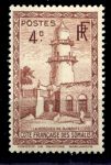 ФР. СОМАЛИ (ДЖИБУТИ) 1938-40гг. SC# 148 / 4c. / БАШНЯ / MNH OG VF / АРХИТЕКТУРА