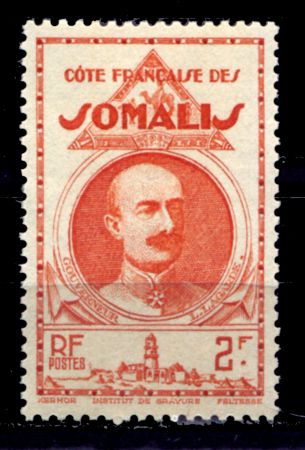 ФР. СОМАЛИ (ДЖИБУТИ) 1938-40гг. SC# 172 / 2 fr. / ЛАГАРД / MNH OG VF