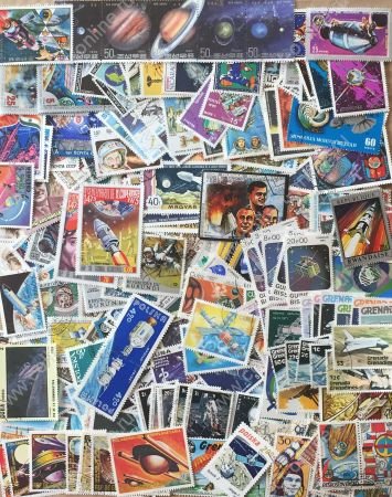 Космос • набор 300 разных марок всего мира • XF