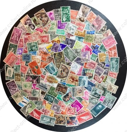 Испания • набор 200 разных, старых марок • Used F-VF