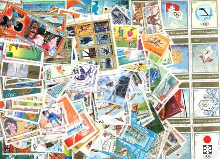 Спорт и Олимпийские игры • Набор 200 разных марок всего мира • XF