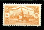 Турция 1920 г. • SC# 590 • 5 pa. • осн. выпуск • Девичья башня(Стамбул) • MNH OG VF