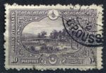 Турция 1920 г. • Sc# 596 • 10 pi. • основной выпуск • Европейский парк, Стамбул • Used F-VF