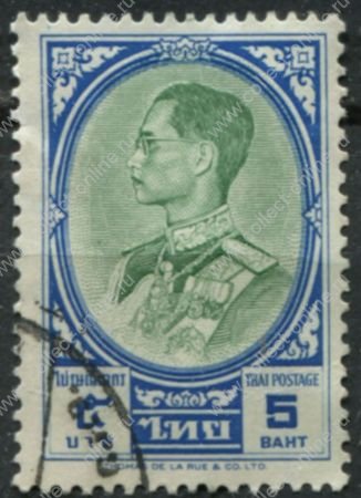 Таиланд 1961-1968 гг. • Sc# 359 • 5 b. • король Пхумипон Адульядет • стандарт • Used F-VF