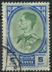 Таиланд 1961-1968 гг. • Sc# 359 • 5 b. • король Пхумипон Адульядет • стандарт • Used F-VF