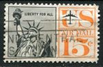 США 1959-1966 гг. • Sc# C58 • 15 c. • статуя Свободы • авиапочта • Used F-VF