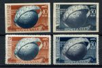 СССР 1949 г. • Сол# 1437-1440 • 40 и 50 коп. • 75-летие Всемирного Почтового Союза(UPU) • зуб. и б.з. • полн. серия • MNH OG VF