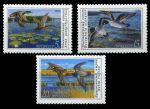 СССР 1990 г. • Сол# 6220-2 • Дикие утки • MNH OG XF • полн. серия