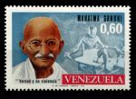 Венесуэла 1972 г. • Mi# 1004 • 60 c. • Махатма Ганди • MNH OG VF