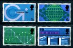Великобритания 1969 г. • Gb# 808-11 • 5 d. - 1s.6p. • Развитие почтовых сервисов • виды коммуникаций • полн. серия • MNH OG XF