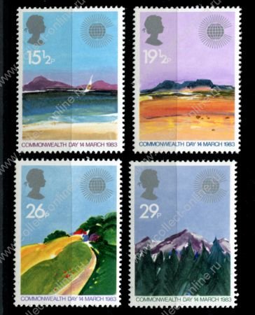 Великобритания 1983 г. • Sc# 1015-1018 • День Сожружества • живопись, Дональд Хэмилтон Фрэйзер • полн. серия • MNH OG VF