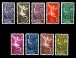 Испанская Сахара 1961 г. • Mi# 211-219 • птицы • полн. серия • MNH OG VF