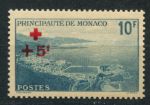 Монако 1940 г. • Mi# 218 • Красный крест • осн. выпуск(архитектура и виды) • вид на княжество • MNH OG VF ( кат. - €60 )