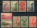 Монако 1940 г. • Mi# 205-213 • Красный крест • осн. выпуск(архитектура и виды) • 9 марок • MH OG VF* ( кат. - €56 )