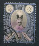 Иран 1882-1884 гг. • Sс# 57 • 1 fr. • Насер ад-Дин-шах • Used VF ( кат.- $ 20 )