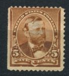 США 1890-1893 гг. • SC# 223 • 5 c. • Улисс Симпсон Грант • стандарт • MNG F- ( кат. - $65- )