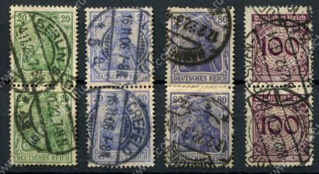 Германия 1900-1923 гг. • Империя, Веймар • 4 марки d парах • Used F-VF