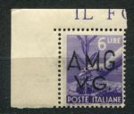 Триест • Венеция-Джулия 1945 г. • Mi# 17 • 6 L. • надпечатка • регулярный выпуск • MNH OG XF+