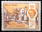 Бермуды 1966-1969 гг. • Gb# 200 • 2 sh. • Елизавета II • осн. выпуск • Сент-Джордж • MNH OG VF