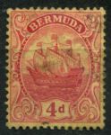 Бермуды 1922-1934 гг. • Gb# 85 • 4 d. • парусник • стандарт • Used F-VF